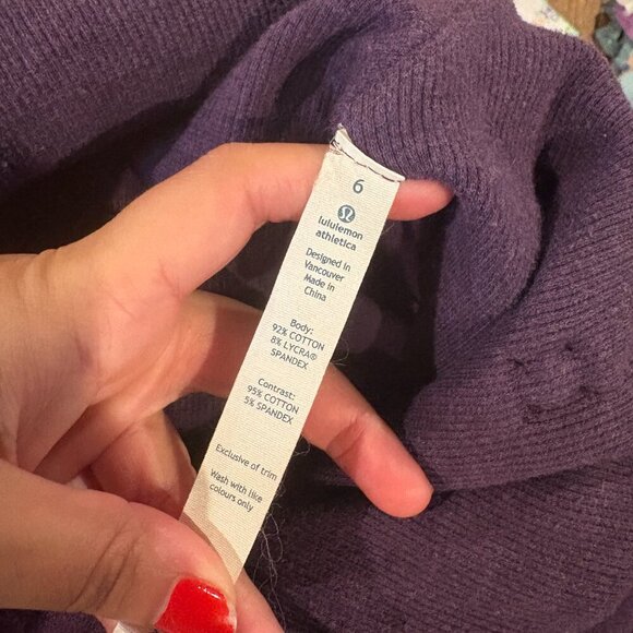 Lululemon Gratitude Wrap Heathered Deep Zinfandel - Picture 6 of 6